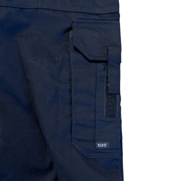 5.11 Tactical Series men’s heavy duty navy blue cargo tactical pants sz 34 x 34 - Picture 8 of 9